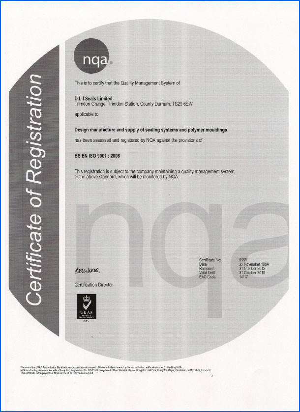 our NQA certificate